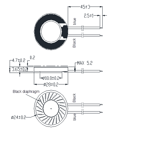 SWM-28R4.7-B1R dimension drawing