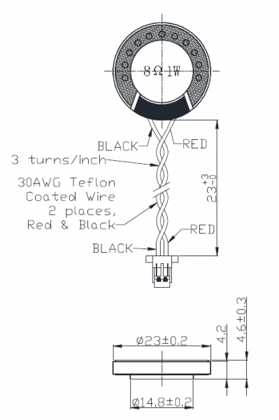 SWM-23R4.6-8N1RGCWS dimension drawing