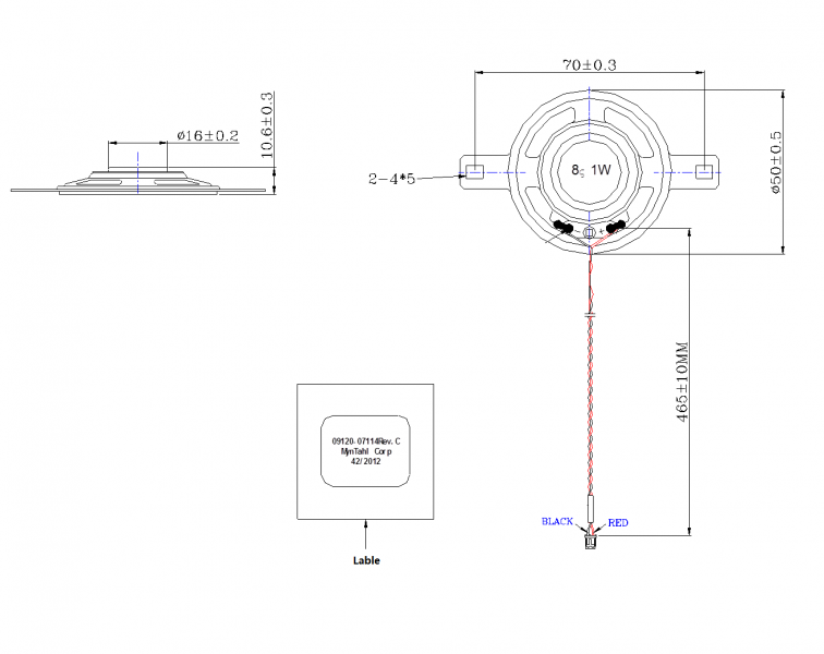SWM-50R10.6-8B1R dimension drawing