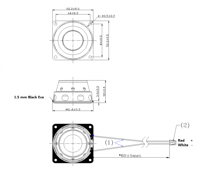 SWM-52.2R30-8A8R dimension drawing