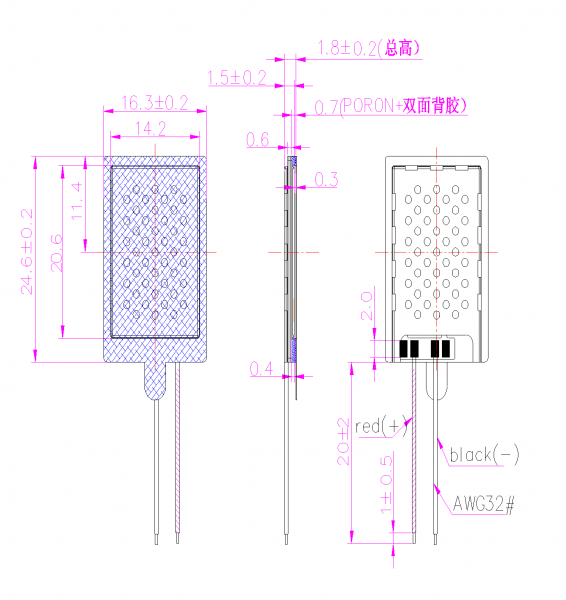 SWP-24.6L1.8-5R dimension drawing