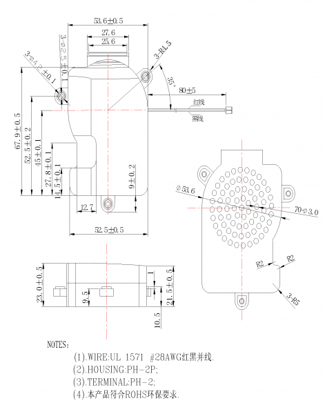 SWM-67.9I23-8F1R dimension drawing