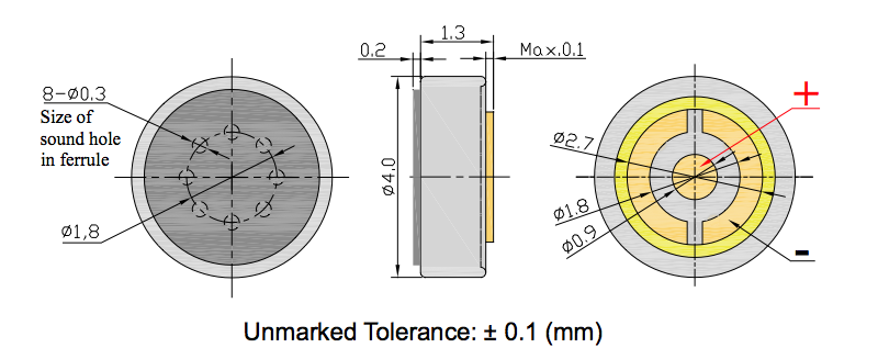 MGA-4013-423-OS dimension drawing