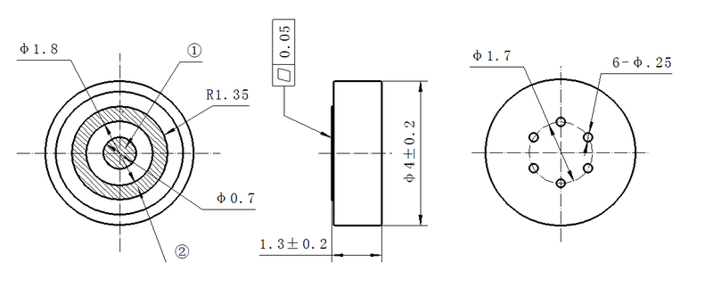 MWE-4015-633-OP-N dimension drawing