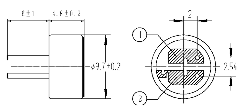 MWF-9748-643-OA dimension drawing