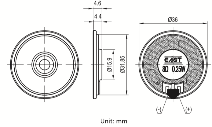SEM-36R4.6-8N0.25R dimension drawing