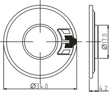 SWM-34R4.2-8N0.1R dimension drawing