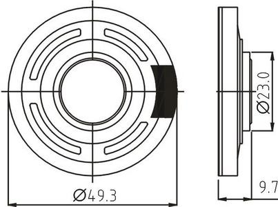 SWM-49R9.7-8N2R dimension drawing